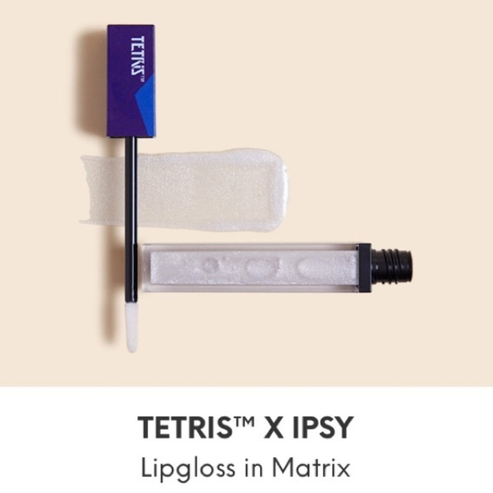Tetris X IPSY lipgloss in Matrix